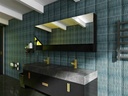 Gạch mosaic que trắng size 22x145mm mã 2201